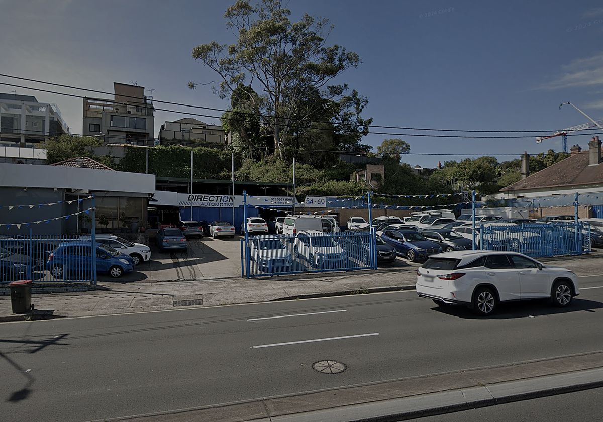 Convertible & Sunroof Autocentre workshop frontage on the Princes Highway, Arncliffe